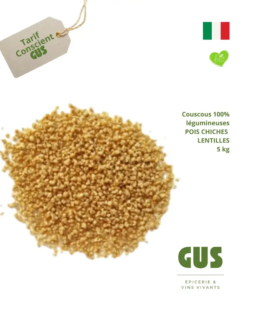Couscous 100% légumineuse 5kg