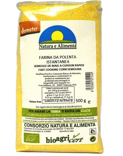 Farine de Maïs instantanée - Polenta (5x1kg)