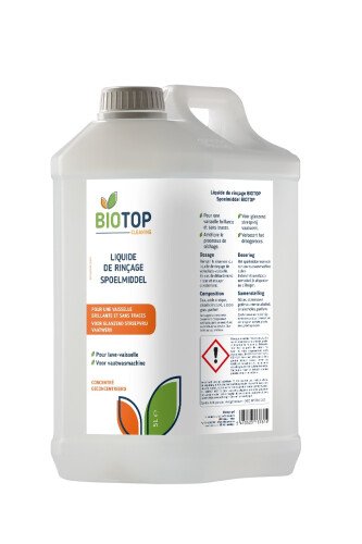 Liquide de rinçage concentré pour lave-vaisselle 5L (Biotop)