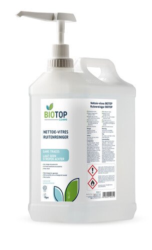 Nettoie-vitres concentré au vinaigre de pommes et à la lavande douce bio 5L (Biotop)