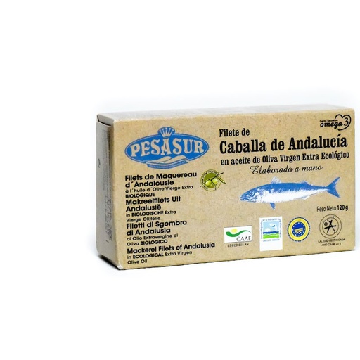 Maquereau à l'Huile d'olive Bio 5x120g