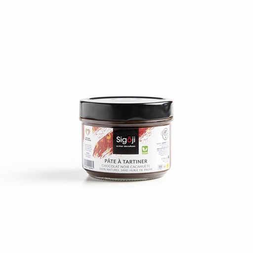 Pâte à tartiner Chocolat noir - Cacahuète (250gr)