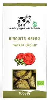 Biscuits apero - Tomate basilic 100gr