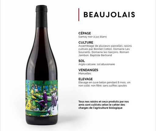 Domaine Bonnet Cotton (France - Beaujolais) – Beaujolais « Bas les Masques » 2022
